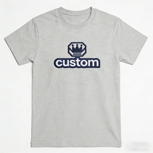 Camiseta al por mayor para jóvenes unisex, de algodón mercerizado, suave, transpirable, de manga corta, con logo personalizado, para eventos y festivales. - Product Image 3