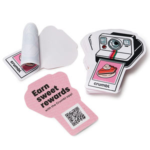 Custom Waterproof <strong>Vinyl</strong> Double Sided Rounds Glass Sticker Print Double Sided <strong>Adhesive</strong> Uv Sticker Double Side Sticker - Product Image 3