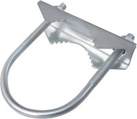 Pince de montage d'antenne en acier inoxydable, boulon en U, matériel de montage, support de pince d'antenne pour l'extérieur de la maison