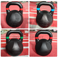 Haltères en fonte de couleur noire Helfit, poids standard, pour entraînement de fitness commercial et compétition