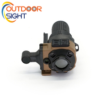 Lunette thermique étanche en aluminium à clipser pour la chasse en extérieur, dispositif de vision nocturne 640x512, distance de reconnaissance 275m, 35x30