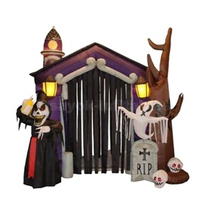 Maison gonflable <span class=keywords><strong>géante</strong></span> en arc d'<span class=keywords><strong>halloween</strong></span>, pour <span class=keywords><strong>décoration</strong></span> de fête, vente en gros, - Product Image 1