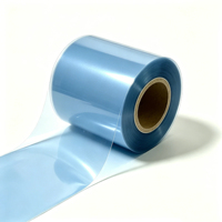 Rouleau de PVC vierge rigide à épaisseur uniforme, anti-rayures, effet thermoformage constant, échantillon A4 pour découpe en blister de masse