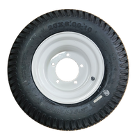 20*8-10 Roue gonflable pour équipement de machines agricoles Nouvelle roue pneumatique avec roulement à billes à rouleaux en caoutchouc d'acier
