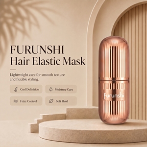 Furunshi Huile Coiffante Légère Gloss & Define pour la Définition des Boucles et le Contrôle des Frisottis, Tenue Douce, Végane, Sans Cruauté Animale - Product Image 5