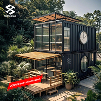 Hôtel préfabriqué de luxe Maison préfabriquée 20 pieds 40 pieds 2 chambres 3 chambres Villas et appartements à bas prix Plans pour utilisation en magasin