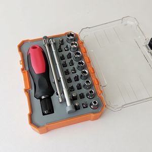 Lixin <b>Screwdriver</b> <b>Set</b> 28 Pieces Interchangeable <b>Bits</b> Metric System Home Use - Product Image 4