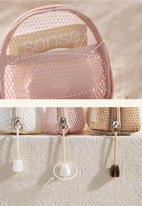 2026 High Quality Portable Travel Transparent Mesh <b>Storage</b> <b>Makeup</b> Bag Custom Logo Design Wholesale Cosmetic Bags & Cases - Product Image 4