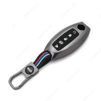 Housse de clé de voiture en alliage de Zinc DM 4 boutons pour Nissan Rogue Altima Maxima Sentra X Trail Patrol Murano Pathfinder Armada Versa