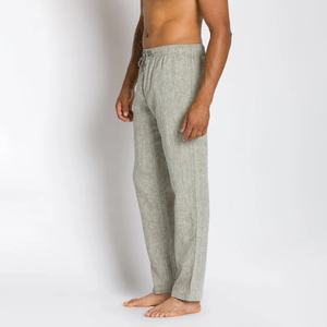 Pantalones de Lino 100% Personalizados para Hombre, Corte Recto, Algodón Japonés, Pantalones de Lino Personalizados para Hombre - Product Image 2