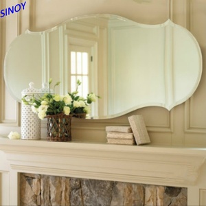 Factory Custom Size and Shape Tempered Multiple Shapes Modern Decorative <b>Wall</b> Hanging Frameless <b>Mirror</b> - Product Image 1