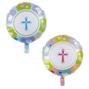 Globo de Helio Plateado Decorativo de 18 Pulgadas para Primera <span class=keywords><strong>Comunión</strong></span>, Bautizo, Eventos Cristianos, Fiestas, Decoración de Pascua - Product Image 6