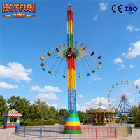 Grande structure de divertissement extérieure : Manège Tour de chute libre Sky Flyer – Attractions palpitantes pour parcs d'attractions