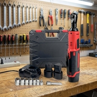 Clé à chocs sans fil 12V à moteur sans balais, vente directe usine, avec cliquet allongé 4 pouces, batterie lithium-ion de qualité industrielle