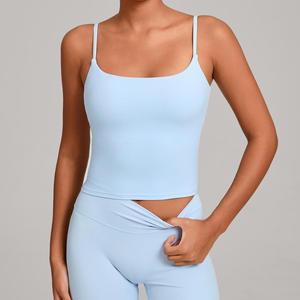Haut de sport Yoke pour femme, tenue de yoga à séchage rapide, coupe ajustée, pour la course, la gym et le fitness, soutien-gorge de sport pour femme - Product Image 3