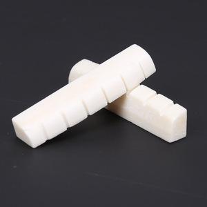 Tuerca de guitarra de hueso para guitarra acústica, repuesto sin recubrimiento, piezas duraderas para instrumentos de cuerda - Product Image 1