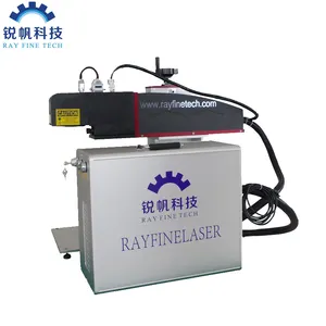 100W version of 3D laser auto focus fiber laser engraver for metal deep relief engraving