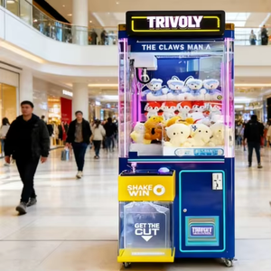 Macchina Gru a Premi Trivoly ad Alto Profitto, Funzionante a Moneta/Banconota, con 1 Anno di Garanzia per Centri Commerciali - Product Image 1