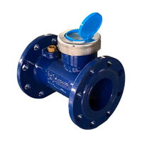 Woltmann Water Meter DN125 125mm Cast Iron Flange Industrial Water Flow Meter for Commercial Use