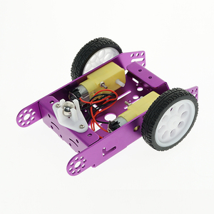 OKY5024-1 Aluminum Alloy Smart Car Chassis Reduction Gear Motor <b>DIY</b> STEM Learning <b>Kit</b> - Product Image 4