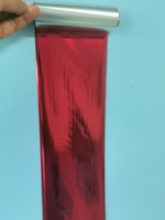 CINTA DE IMPRESORA DE RESINA DE COLOR ROJO BRILLANTE DE METAL UTILIZADA PARA IMPRESORA DE ETIQUETAS