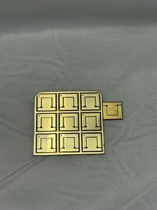 उच्च तापीय चालकता 1800-2300 w/m. k cvd हीरा 1-2 um सोना लेपित हीरा/u cu सबस्ट्रेट - Product Image 5