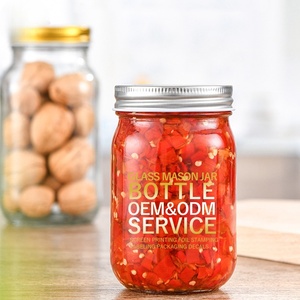 Kín thủy tinh <span class=keywords><strong>Mason</strong></span> chum với nhôm có nắp đậy cho đóng hộp trái cây ùn tắc & dưa chua lưu trữ chai & lọ - Product Image 3