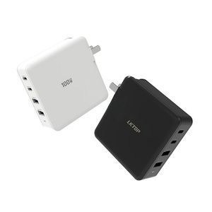 Cargador Rápido LKTOP 100W GaN de 4 Puertos (2C+2A), Cargador de Pared Compacto para Laptop, Teléfono, Tablet, PD 3.0, QC 4.0, Viajes Internacionales - Product Image 2