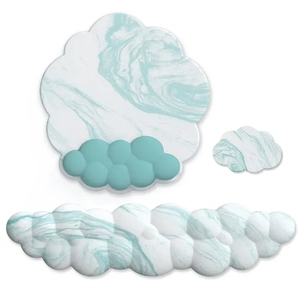 Cloud Gradient Gaming-Tastaturunterlage Handgelenkauflage Mauspad Ergonomischer <span class=keywords><strong>Laika</strong></span>-Schaumstoff Memory Rutschfeste Handauflage - Product Image 4
