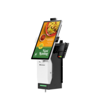 Kiosco de Pago Personalizado con Pantalla Táctil Capacitiva Ajustable, Intel Core I5/i7, para Exteriores, con Lector de Códigos de Barras