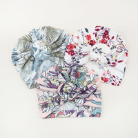 Baby bedruckte Donut Turban Stirnband Baby ins Stoff Bonnet Hat