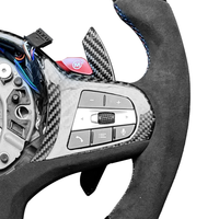 Volant personnalisé en fibre de carbone avec LED pour BMW M3 M5 F30 F40 F80 M4 F82 F92 G01 G05 G20 330i G22 G30