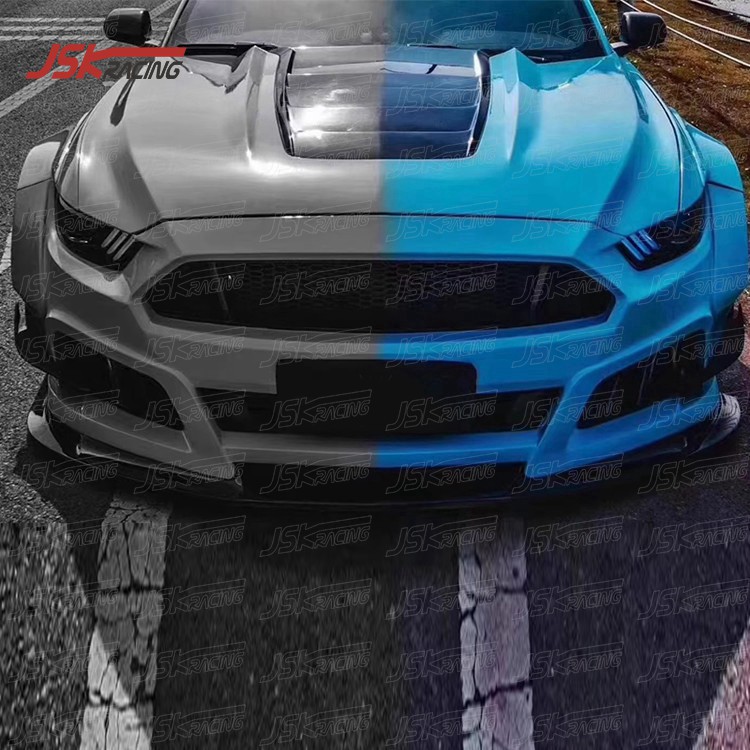 マスタングボディ　FAIL CREW 2015-2018フォードマスタング用ROBOTVER2スタイルファイバー
