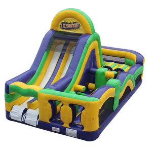 Parcours d'obstacles gonflable avec toboggan Combo Bouncy Castle Run Game - Product Image 4