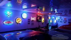 Vintage voiture lumière <span class=keywords><strong>Garage</strong></span> tenture murale verre néon signe marque extérieur néon éclairage Tube pour la décoration de la maison - Product Image 4