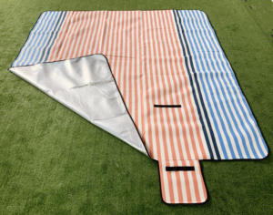Tapis de pique-nique de <span class=keywords><strong>plage</strong></span> en <span class=keywords><strong>plastique</strong></span>, tapis d'extérieur, pliable, impression imperméable, nouvelle collection - Product Image 3