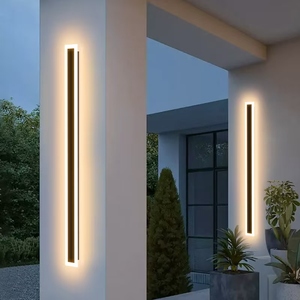 Four-sided <b>LED</b> Solar Aluminum PC Long <b>Strip</b> Ambient Wall Lamp with IP65 Suitable for Outdoor Corridors Walls and Pillars - Product Image 6