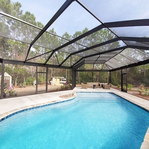 Moustiquaire enroulable <span class=keywords><strong>anti</strong></span>-moustiques pour piscine et patio, en fibre de verre et polyester, <span class=keywords><strong>protection</strong></span> contre les insectes, installation facile pour fenêtres et portes. - Product Image 4