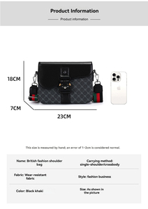 Sac messager pour <span class=keywords><strong>homme</strong></span> en gros, sac bandoulière personnalisé avec tissu imperméable et résistant <span class=keywords><strong>à</strong></span> l'usure et sangle réglable - Product Image 2