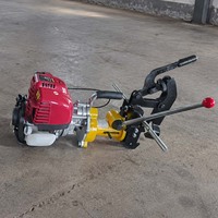 Machine de forage sur rail à combustion interne pour le perçage des rails de voie et des trous de jonction