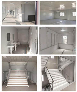 Bureau de conteneur extensible certifié CE pour l'Asie du Sud-Est, construction de maison mobile, panneau sandwich respirant, grand espace, connectable - Product Image 4