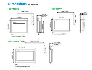 Écran tactile d'automatisation industrielle DOP-B07S410 Delta Original HMI - Product Image 4