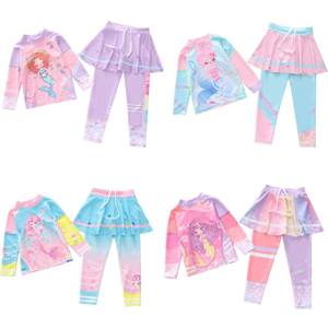 Costume da Bagno Bikini Ecologico ad Asciugatura Rapida in Poliestere/Nylon per Bambine di Due Anni, Prodotto da Yifeng - Product Image 1