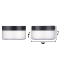 Pot en plastique vide de 200g, 300g, 500g, 1000g, récipient alimentaire, pot pour crème pour le visage, beurre corporel, crème cosmétique