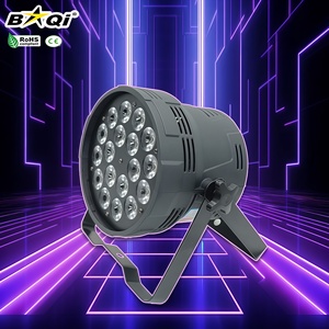 BaiQi Projecteur <span class=keywords><strong>LED</strong></span> PAR 4-en-1 120W 18 pièces, large plage de tension, DMX512/Contrôle sonore, RGB, IP20 pour mariages en intérieur, discothèques, bars et clubs - Product Image 2