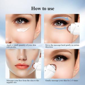 TOUCHBeauty Alat Pijat Mata Getaran Sonik Perawatan Hangat Pemanas Tongkat Pijat Mata Mini Perangkat Perawatan Kecantikan Bibir - Product Image 4