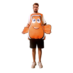 Disfraz de Payaso de Mar de la Película Busca <span class=keywords><strong>a</strong></span> Nemo, Disfraz de Anime para Adultos de Nemo y <span class=keywords><strong>Dory</strong></span>, Disfraz Divertido de Esponja para Halloween, Navidad y Fiestas - Product Image 2
