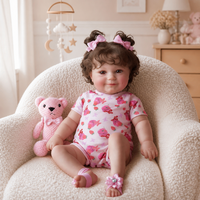 Boneka Bayi Reborn 20 Inch, Mirip Bayi Asli, Bahan Vinyl Lembut, Mainan Bayi Baru Lahir Realistis untuk Hadiah Anak, Grosir, Custom