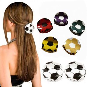 En gros, Pinces à cheveux requin et accessoires de coiffure de football originaux, à thème dessin animé de football - Product Image 1
