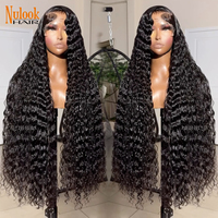 Penjual Wig Rambut Manusia Vietnam Mentah Tanpa Proses Kimia, Wig Deep Wave HD Lace Frontal, Penjual Wig Rambut Manusia, Wig Lace Front untuk Wanita Kulit Hitam